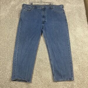 Levis 550 Jeans‎ Mens 46x29 Blue Relaxed Fit Tapered Leg Denim Pants Classic